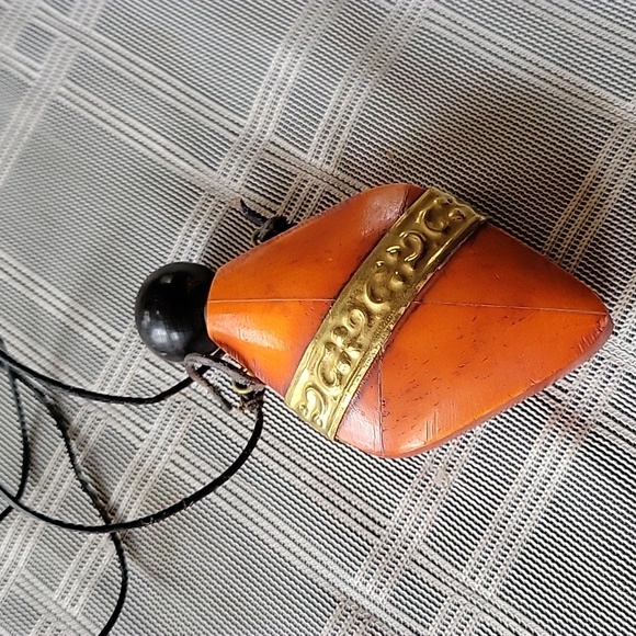 Jeffrey Lawrence for Lawrence Bentley Handmade Bottle on Cord Necklace - Picture 3 of 6